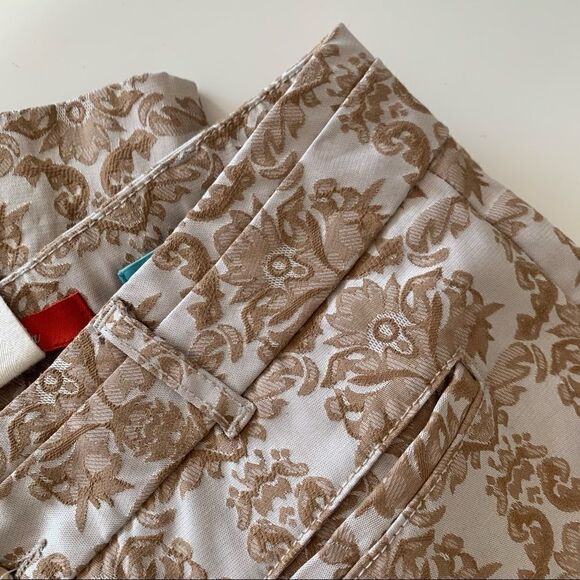 ANTHROPOLOGIE CHARLIE BROCADE ANKLE PANTS - Picture 10 of 10